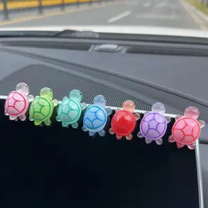 Cute Turtle Design Car Ornament, Car Trinkets, Car Interior Decoration, Car Dashboard Decoration, Car Interior Accessories for Women & Men