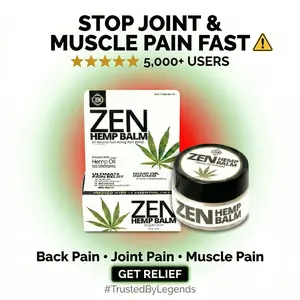 ZEN Hemp Cooling Balm – Plant-Based Botanical Formula – 20 ml Therapeutic Healthcare Fitness Wellness Wellness Aromatherapy Essential