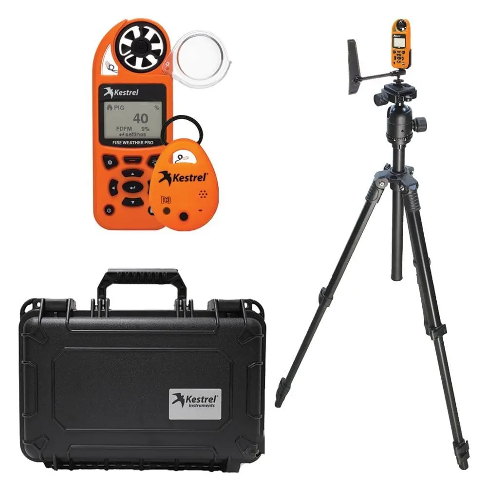 Kestrel Fire Weather Kit (Meter, Data Logger, Tripod, Vane Mount, Hard Case)