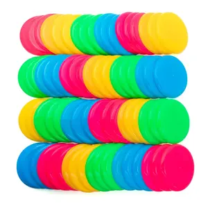 9" Bulk 72 Pc. Bulk Classic Bright Solid Color Plastic Flying Discs