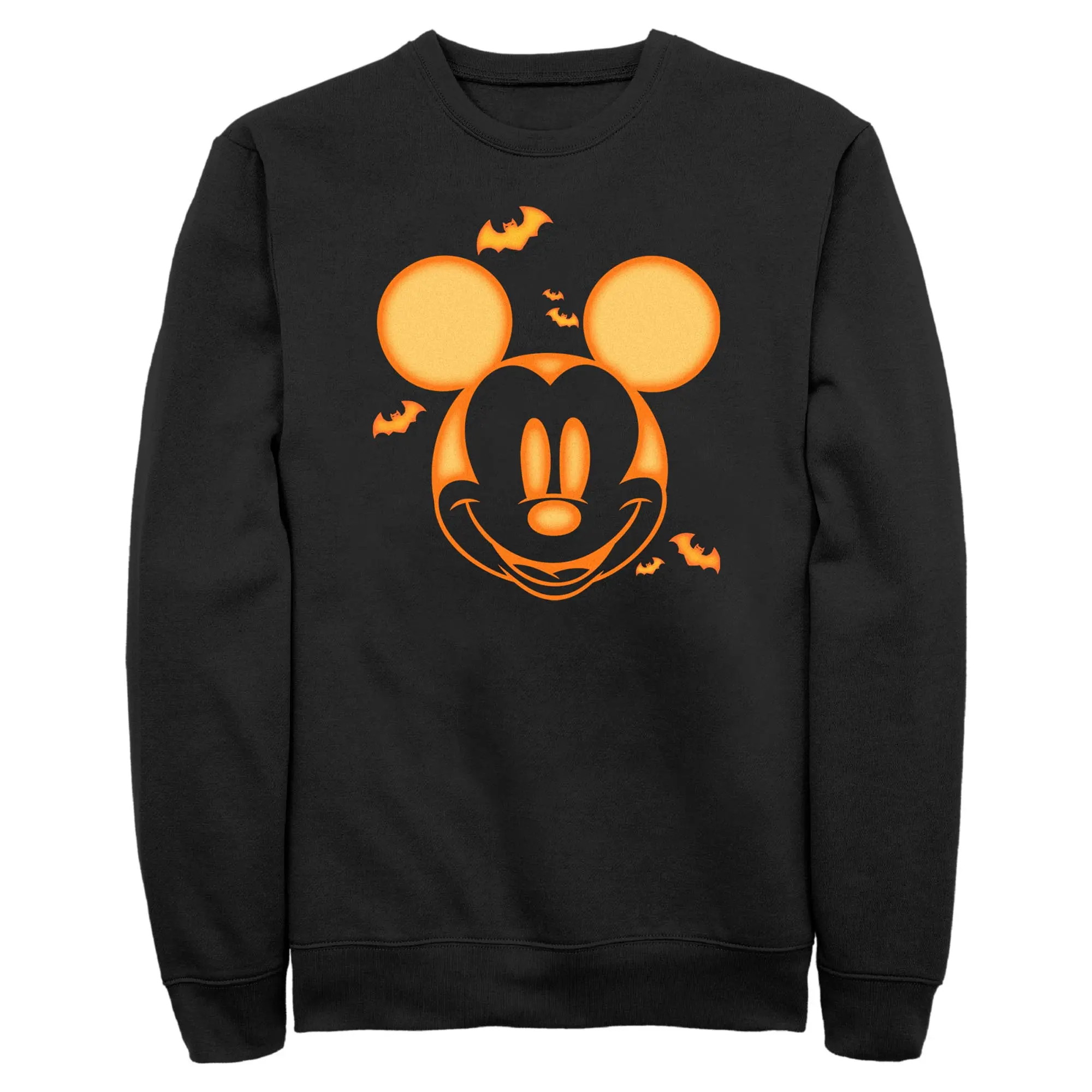 Mickey & Friends Halloween Pumpkin Face Mens Sweatshirt, Long Sleeve, Print
