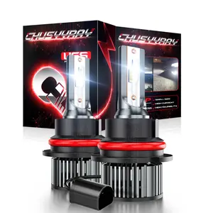 2Pcs 120W 9007 HB5 LED Headlight Bulb High/Low Beam 6000K White Super Bright Led Headlamps Bulbs