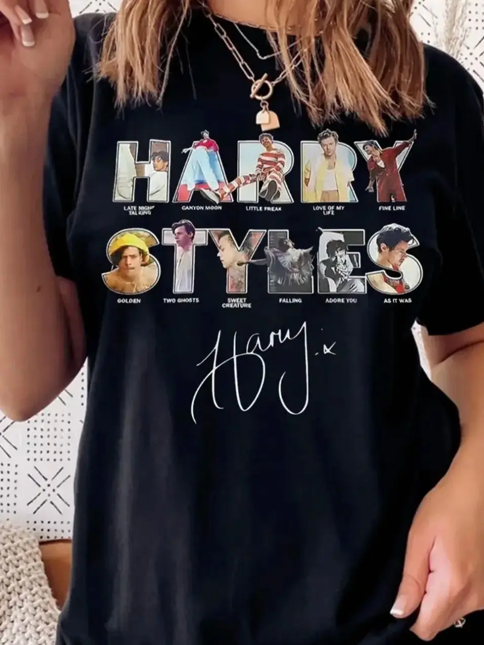 Harry Styles All Eras Signature T-Shirt, Sweatshirt, Hoodie, Vintage Tour 2026 Graphic Tee, Retro Music Concert Streetwear Shirt, Unisex Cotton Comfortable Daily Outfit, Menswear Womenswear Gift For Harry Styles Fans MOA
