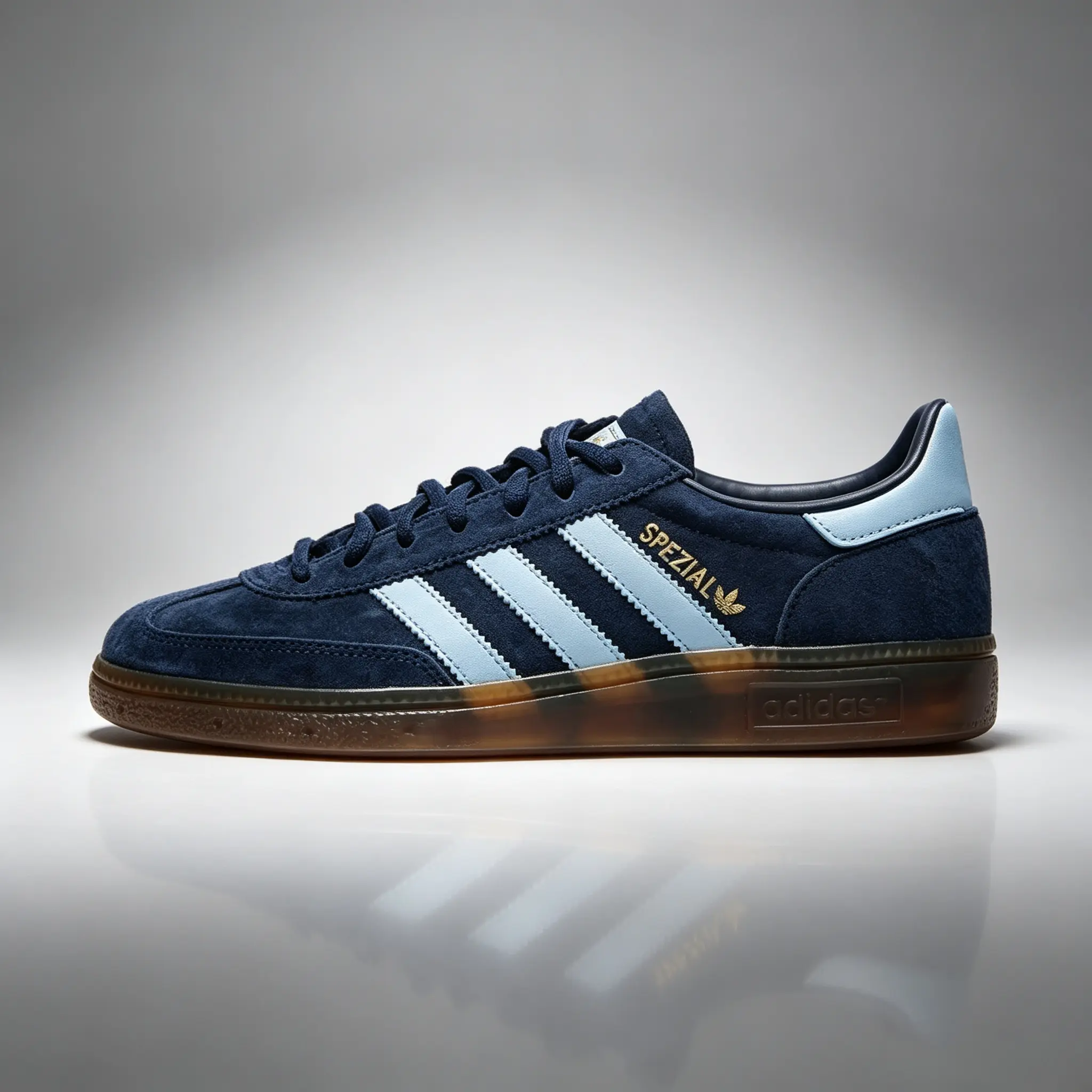 Men'S Casual Trainers, Adidas Handball Spezial - 'Collegiate Navy Clear Sky'