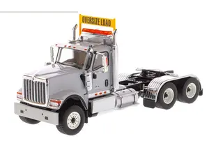 International HX520 Day Cab Tandem Tractor Light Grey (Transport Series) 1:50 Scale Model - Diecast Masters 71005