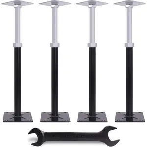 Jacks, 4 PCS Post Joist Jacks for Leveling, 11" - 16.5" Adjust, Screw Jacks for Temporary - 11000 lbs Max Load Capacity (Each)