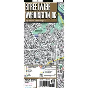 Streetwise Washington DC Map - Laminated City Center Street Map of Washington, DC -- Michelin, Sheet Map, Folded