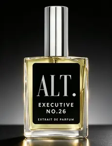 ALT. FRAGRANCES Executive No.26 Extrait de Parfum for Men 60ml, Inspired by Creed Aventus, Long Lasting Woody Fruity Cologne with Bergamot, Pineapple & Oakmoss Masculine Scent