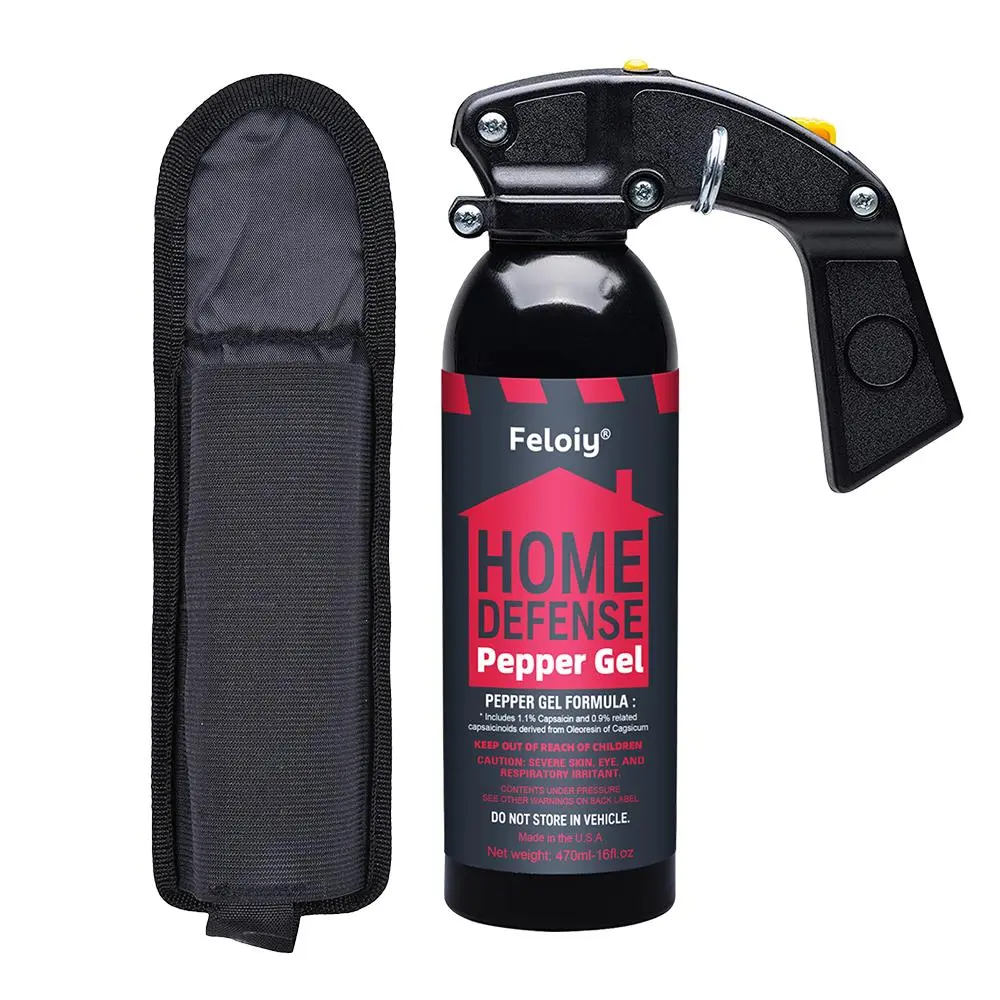 Feloiy Bear Repellent Spray With Holster, 16 Oz 35 Feet
