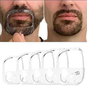 Men's Beard Styling Tools Set, 5-Piece Goat Beard Template, Full Beard Trimming Outline Care, Essential Grooming Accessories