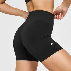 [With Logo] Oneractive Women's High Elastic Quick-Dry Biker Shorts, High Waist Butt Lifting Shaping Yoga Running Training Shorts
