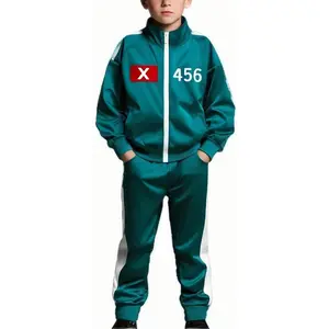 WCW- Tracksuit Costume Cosplay 2 Piece Unisex Korean Track Suit Set with Jacket & Joggers