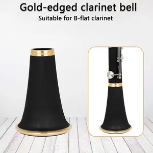Ebonite Clarinet Mouthpiece with Trim, Durable Musical Instrument Accessory, Perfect Fit for Clarinet Players