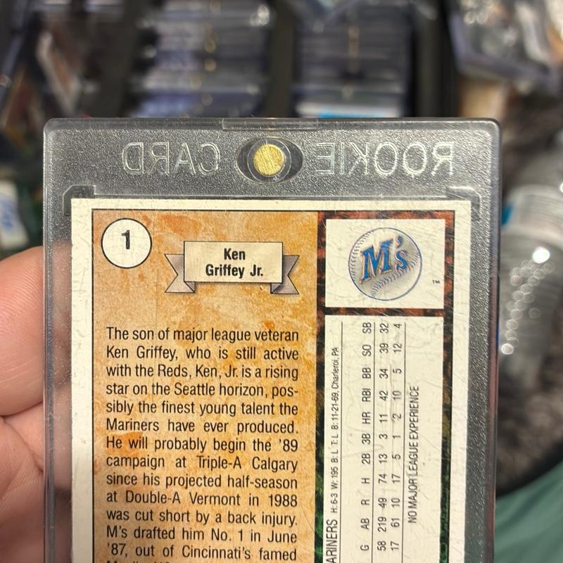 1989 Upper Deck Star Rookie #1 Ken Griffey Jr. RC!!!