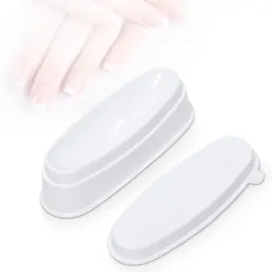 Nail Dip Container Dipping Powder Tray French Nail Smile Line Molding Manicure Mould Fashion Nail Tool