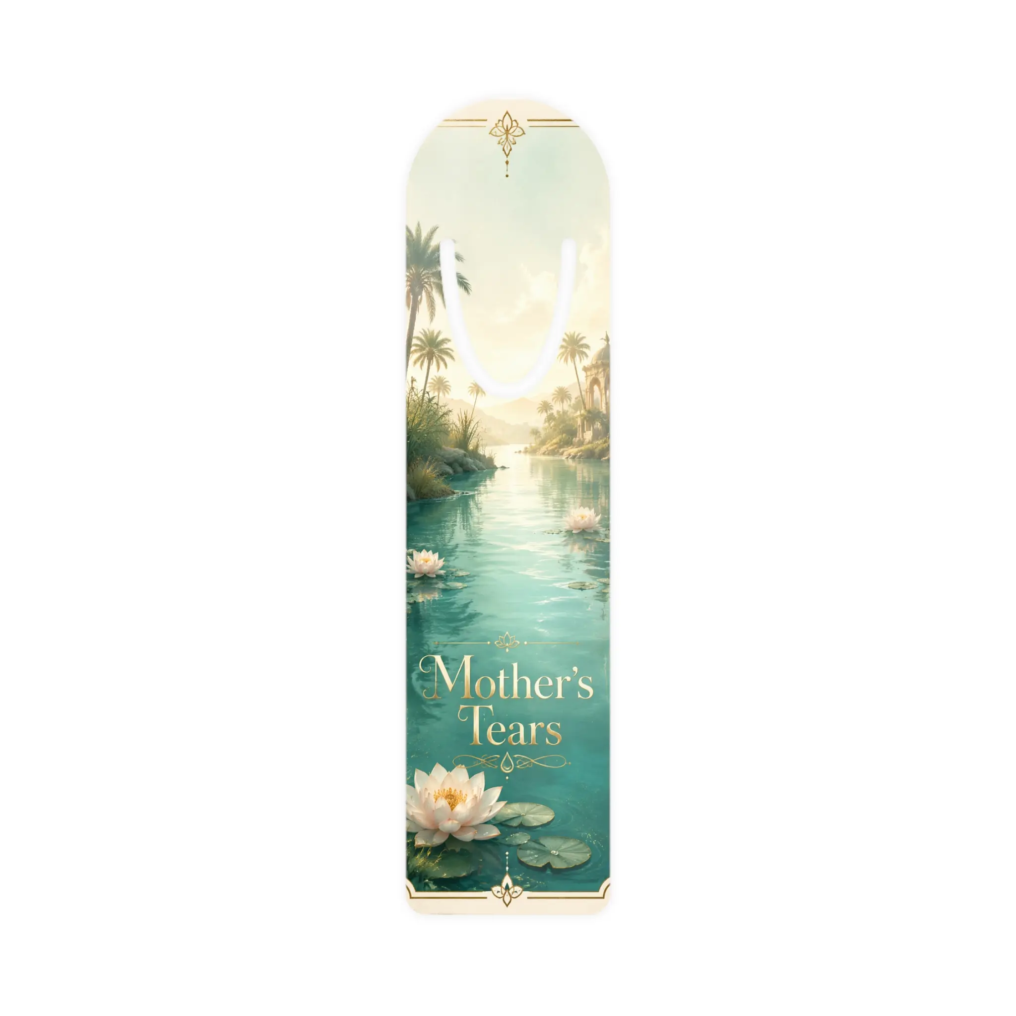 Custom Printed Mother’s Tears Aluminum Bookmark, Office Stationery for Computers & Office Equipment Use, Custom Printed Bookmarks