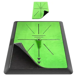 Indoor Golf Practice Mat *2 - Green with Black Edges for Indoor & Outdoor Use