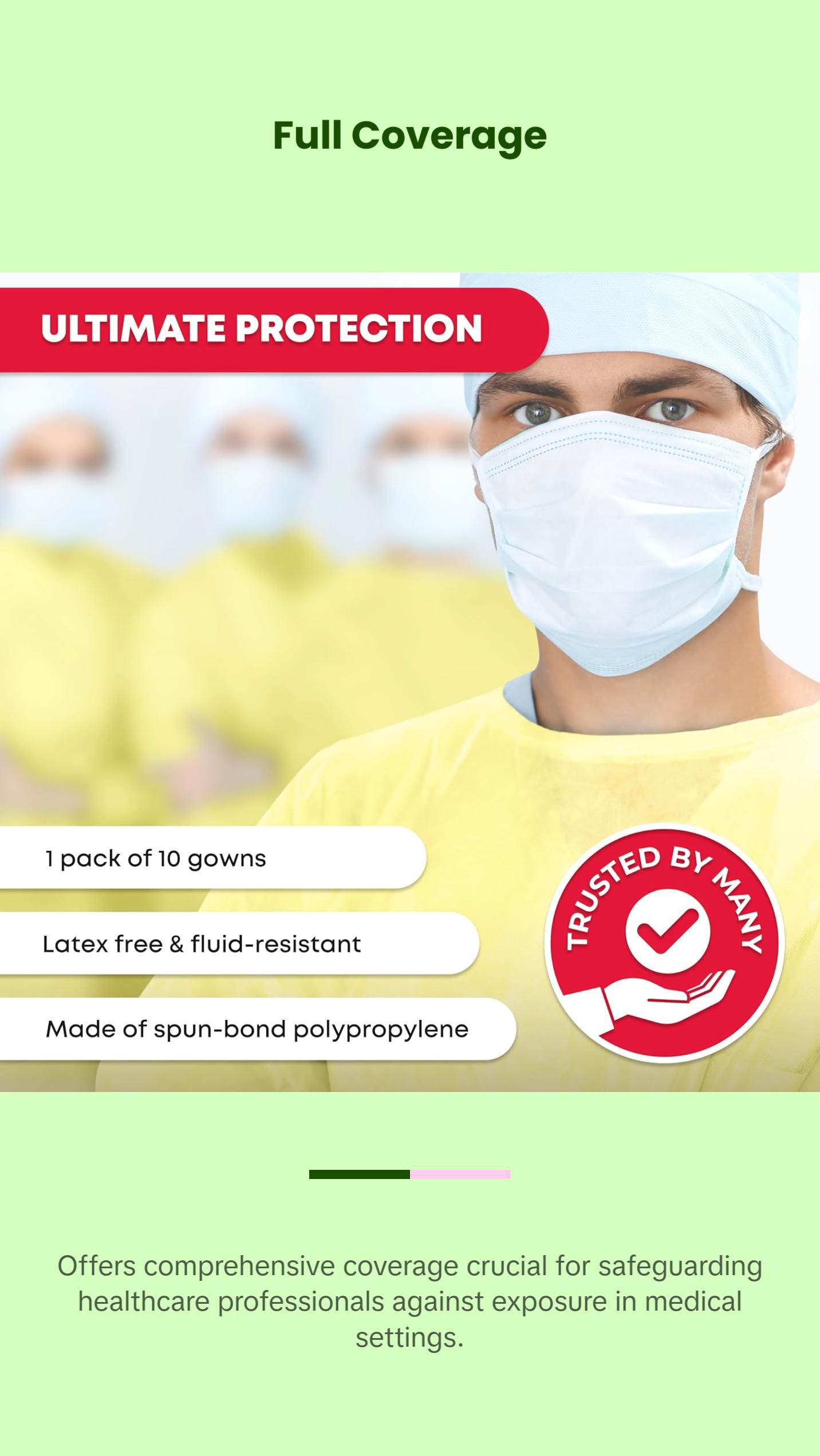 Isolation Gown, Yellow