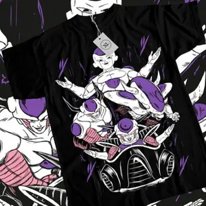 Dragon Ball Anime T-Shirt & Sweatshirt, Friezaa Emperor All Forms Graphic Tee, Vintage Oversized Unisex Streetwear, Manga Fan Gift for Him Her