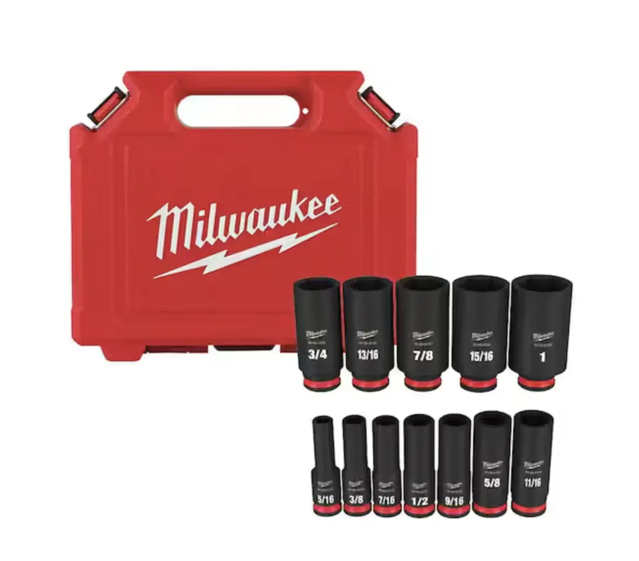 Milwaukee 3/8 in. Drive Socket Set (12-Piece) 49-66-7006