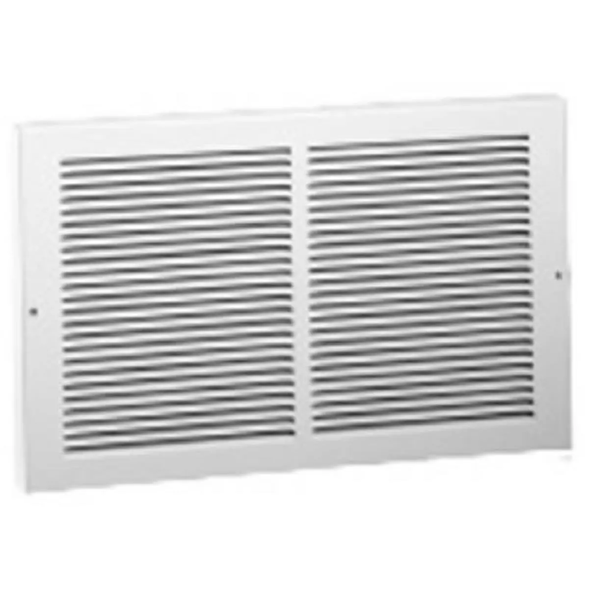 American Metal Products Steel Baseboard Return Grille - 14x6 in, 1/3 in Fin Spacing, 7/8 in Baseboard Extension, White, 375W14X6 Model, 1.3 lbs