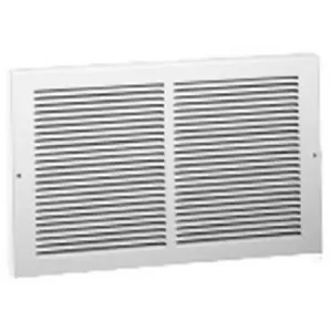 American Metal Products 375W14X6 White Baseboard Return Grille- 14 x 6 in