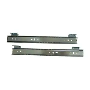 212 MAIN Zinc Finish Top Mount Pencil Slide, 0.75 in. Desk Extension, 18 in. Length, Ball Bearing Mechanism, Includes Mounting Brackets