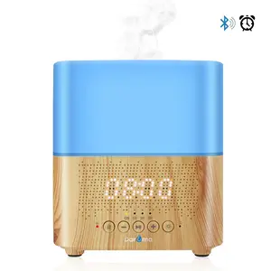 DAROMA Alarm Essential Oil Diffuser,300ml Alarm Clock, Bluetooth Speaker