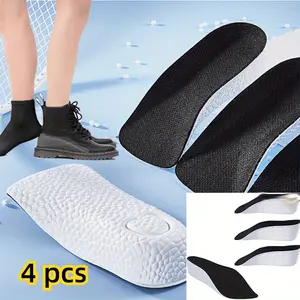 4pcs upgraded version of home and daily necessities arch support insole strong wear resistance increase insole breathable comfortable good elasticity relieve foot pressure suitable for exercise walking Pet Supplies Footwear Shoe