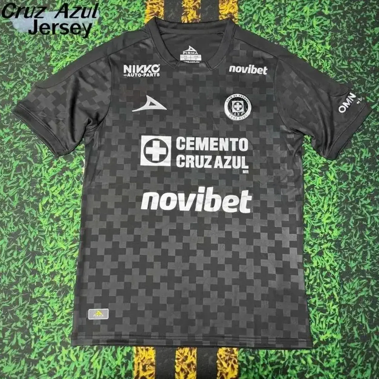 2526 Mexico League Cruz Azul Away Black Short Sleeve Top Soccer Jerseys LIGAMX Fan Edition