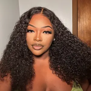 [All in 1 3D Lace Half Wig] Arabella Hair Glueless Deep Curly Double-Layered Pre-Everything Lace 3D Cap Put-on-go Beginner Friendly Human Hair #halfwigtok