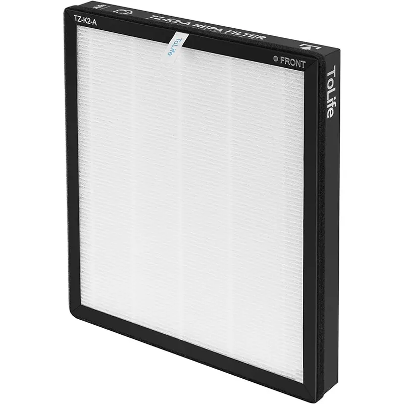 ToLife TZ-K2 Air Purifier Replacement Filter, 3-in-1 HEPA High-Efficiency Activated Carbon Filter, TZ-K2-A, 1 Pack, White
