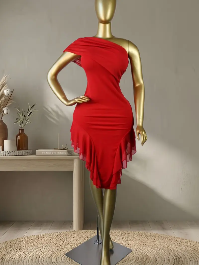 sachin and babi light blue dress Sweetheart-Neck Long-Sleeve A-Line Mini Dress in Red Oh Polly Red : Party  Dresses : VogaCloset Qatar main image 1