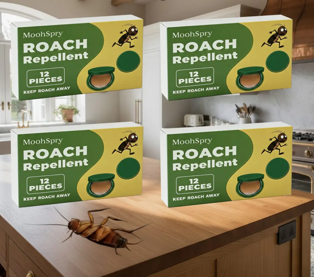 Powerful Roach Killer Gel & Bait Traps, 48PK - Fast Acting Cockroach Control for Home Kitchen & Bathroom, Family & Pet Safe Infestation Treatment