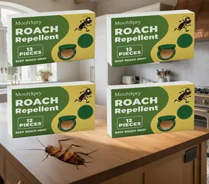 Powerful Roach Killer Gel & Bait Traps, 48PK - Fast Acting Cockroach Control for Home Kitchen & Bathroom, Family & Pet Safe Infestation Treatment