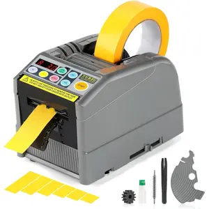 Ribbon Cutting Machine, Tape Dispenser, 6-60 mm Width, 5-999 mm Length, for Business & Home