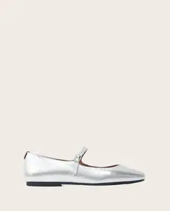 GENTLE SOULS - Wynona Metallic Mary Jane Ballet Flat