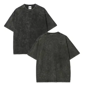 Retro Washed Solid Color T-Shirt – Unisex Crewneck Short Sleeve Tee, Comfortable Streetwear Gift