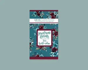Jewel Tone Florals Volume Two Sticker Book