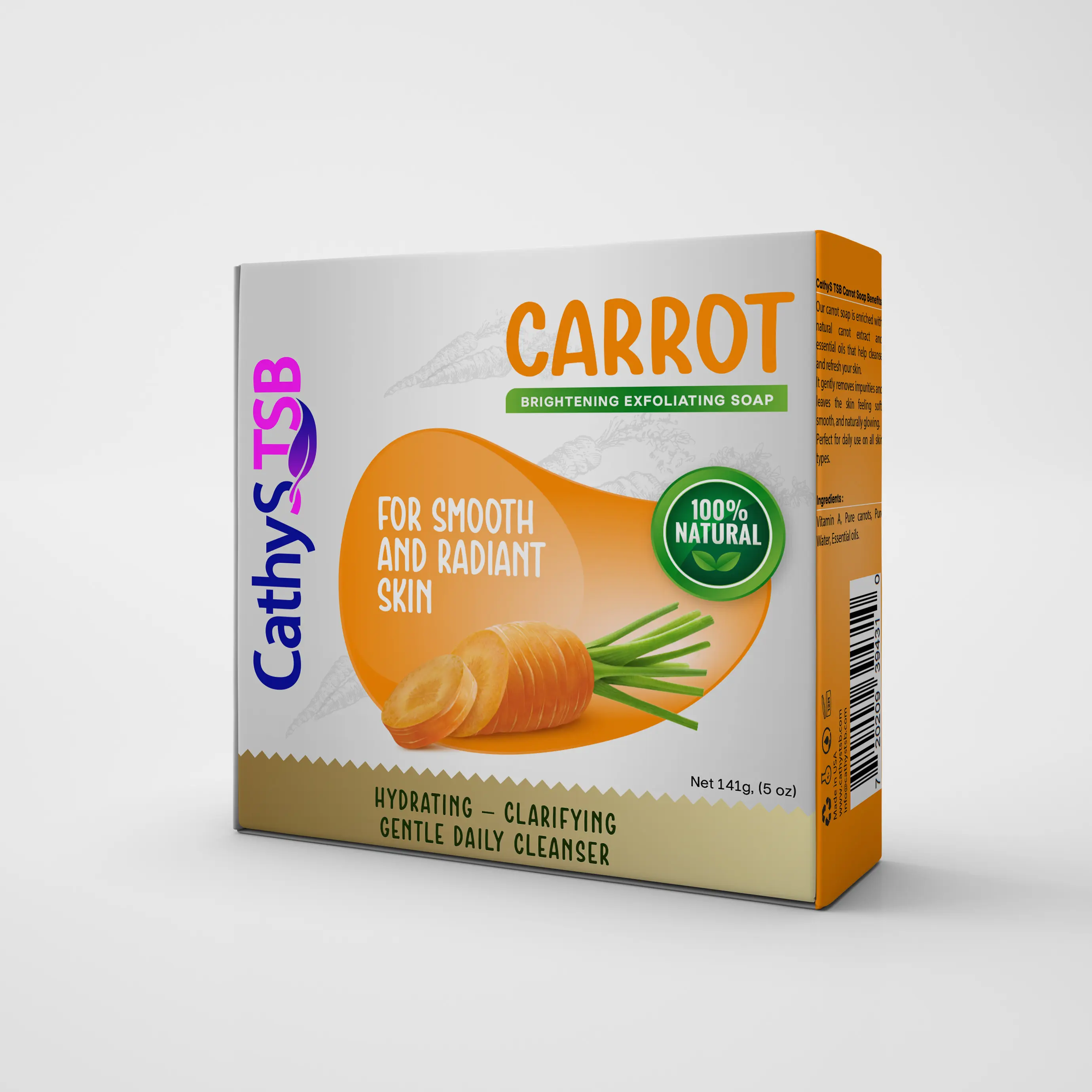 Carrot brightening Saop Body Care Skin Repair