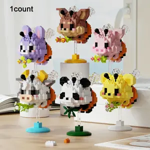 2163pcs Bee Model Building Kit Gift Box Set, Building Block Sets, Stress Relief Adult Toy, Home Decor, Holiday Birthday Christmas Thanksgiving Gifts