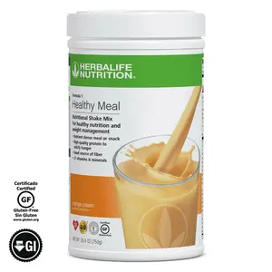 Herbalife Formula 1 Healthy Meal Nutritional Shake Mix Orange Cream 750g Gluten Free Daily Nutrition Wellness Routine with Protein Blend & Essential Vitamins