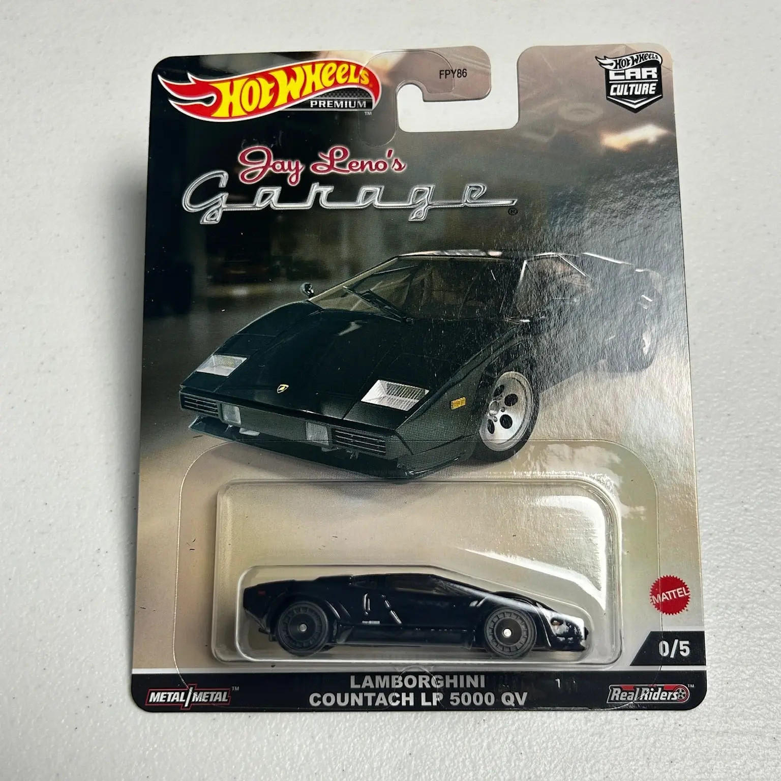 Hot Wheels 1:64 Car Culture Jay Leno's Gargage Lamborghini Countach LP 5000QV 0/5 Chase