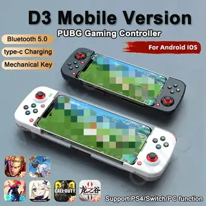 Wireless BT 5.0 Stretchable Game Controller for Mobile Phone Android iOS, Gamepad Joystick for PS4 Switch PC Gaming