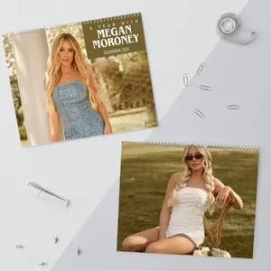 Megan Moroney Calendar 2026, Wall Calendar, Gift New Year 2026, Best Lines Graphic Calendar, Home Decorating