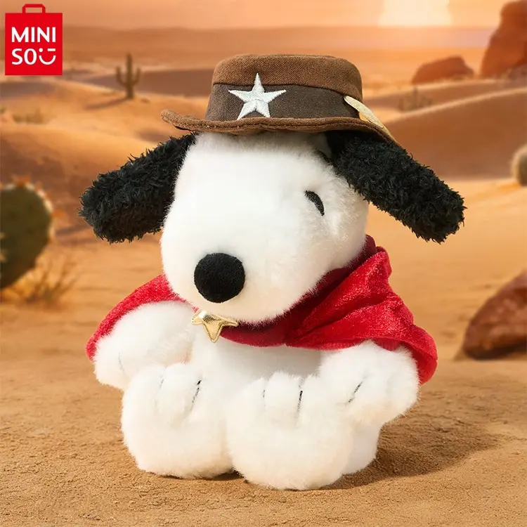 MINISO Snoopy Western Cowboy Series Plushie Soft Material Cute IP Merch Stuffed Toy Home & Office Decor Collection and Gifting Ideal for Fans #Summervibes