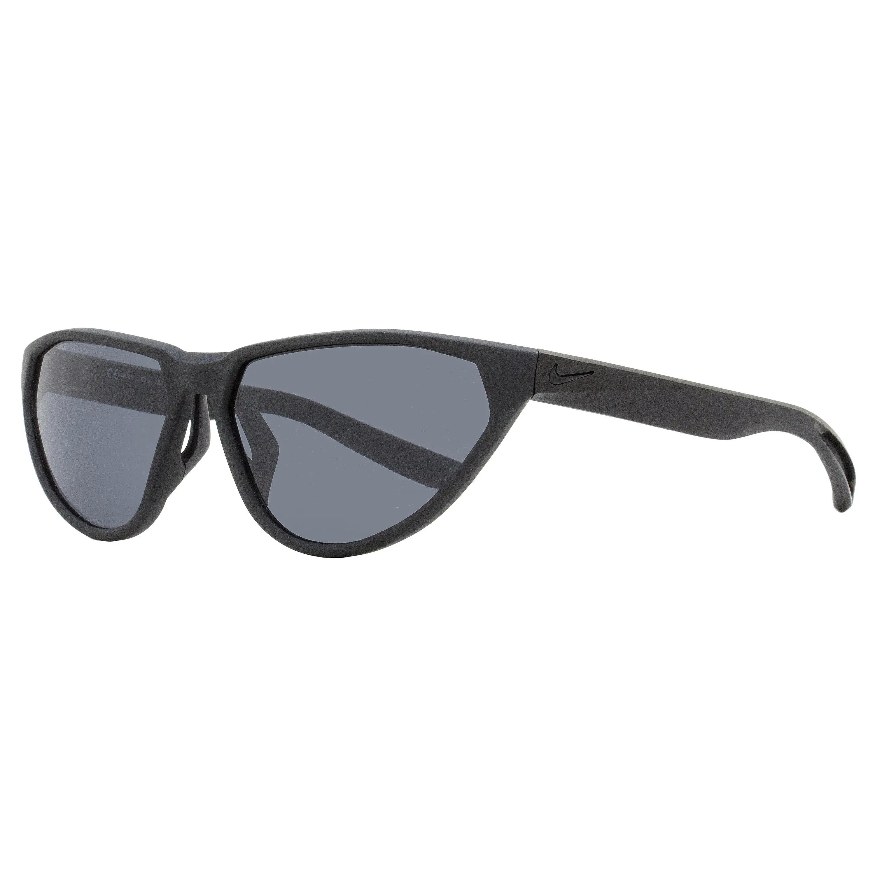 Nike Maverick Fierce UV Protection UV Blocking Women's Sunglasses, DJ0800-010, Matte Black, 60mm, Lightweight, Auto-Lock, Bio-Injected, Eyewear Fashion, Sportswear, Sporty Look, Sports Style Women's Sunglasses