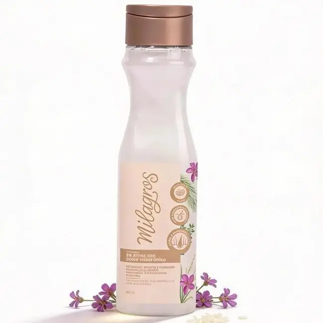 Shampoo Arroz con ácido hialurónico Milagros