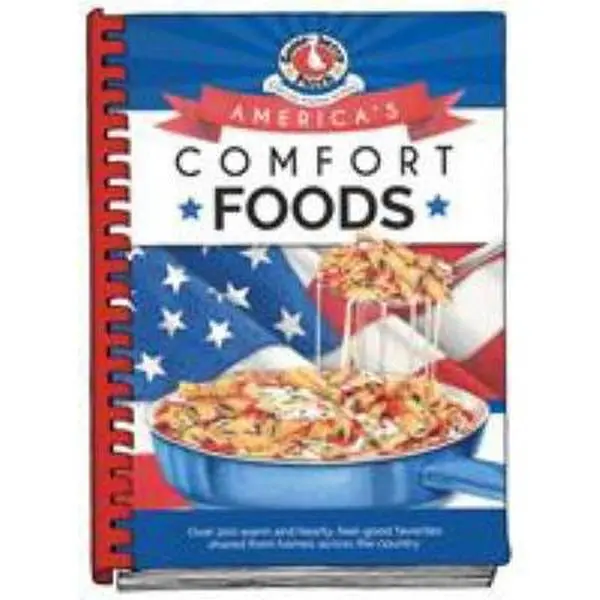 Used Hard Cover Book - America's Comfort Foods by Gooseberry Patch (English) - 1.07 lbs, Ideal for Family Reunion, Community Dinner, Supper with Family, Meal Prep