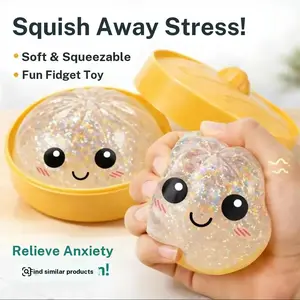 2026 New Shiny Dumpling Soft Toy, Steam Box Included, Stress Relief for Adults, Multifunctional Steam Bread Squeezer, Office Desk Decor, Stress Relief Fidget